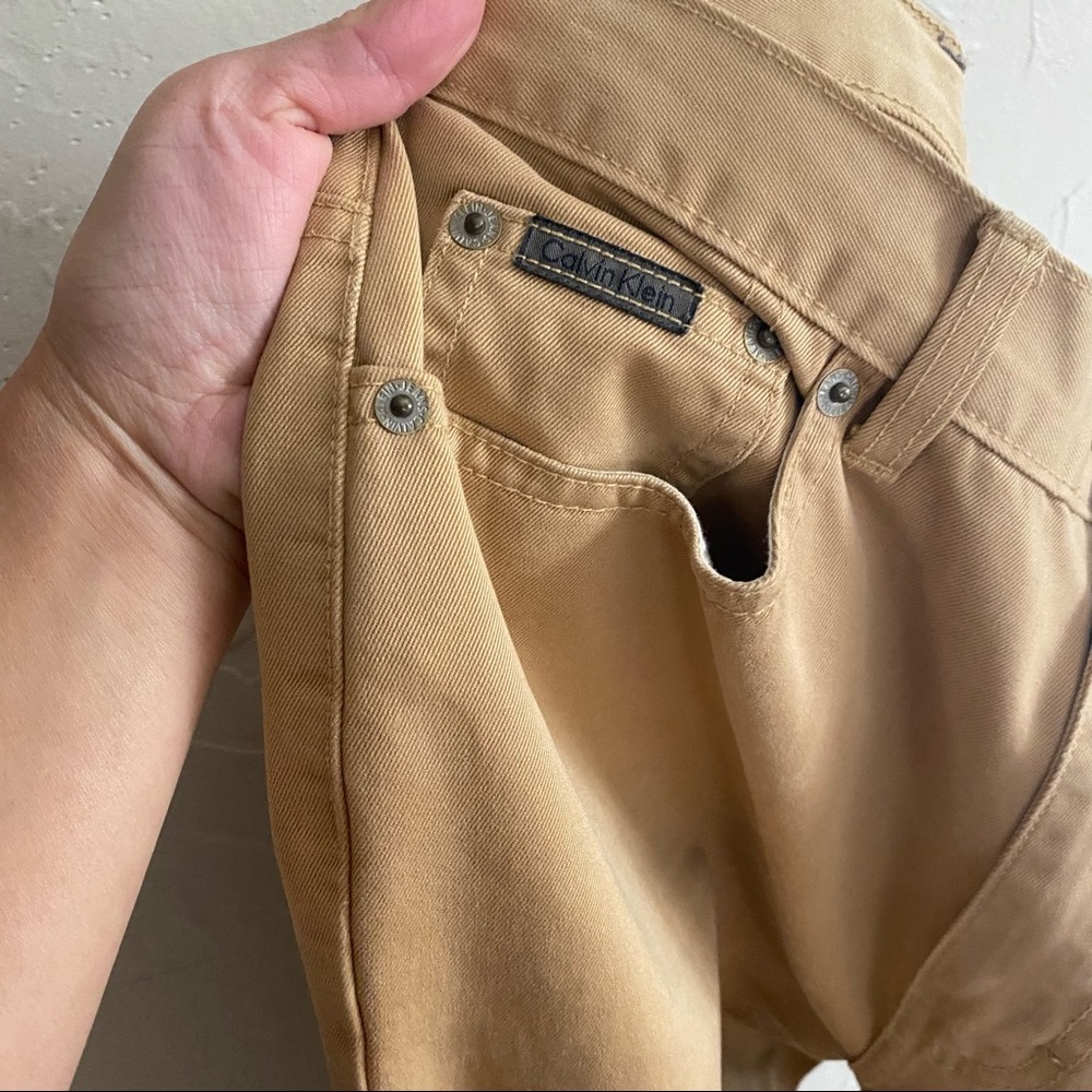 Calvin Klein Vintage High Rise Straight 5 Pocket Jeans - Picture 9 of 9